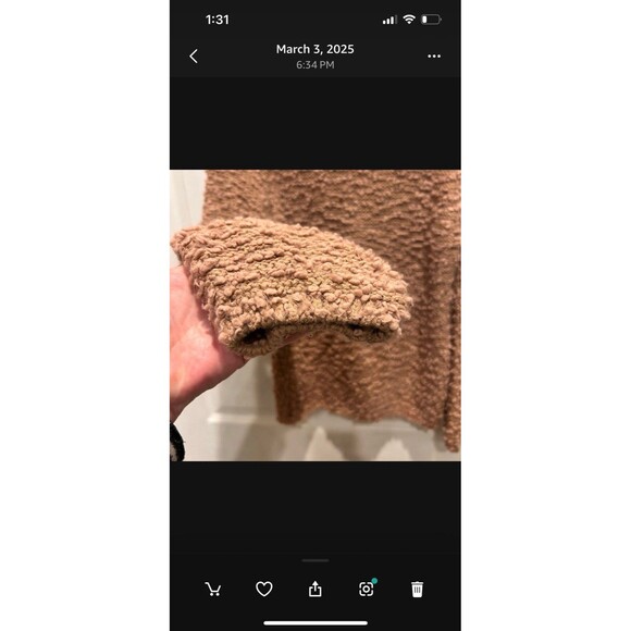 Billabong Womens Furget Me Not Off Shoulder‎ Sweater Pink (Sandy Toes) Sz Small - Picture 5 of 7